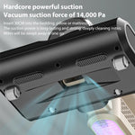 14000Pa 2イン1家庭用ハンドヘルドワイヤレスダニ除去器 UV殺菌掃除機