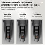 Full Body Washable LED Digital Display Reciprocating Electric Shaver