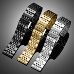 xDfind 七珠無垢ステンレススチールウォッチバンド、Samsung Galaxy Watch Ultra / Ultra 2025、Samsung Galaxy Watch8 / Watch8 Classic、Samsung Galaxy Watch 7 / 6 / 5 / FE、Samsung Galaxy Fit3 SM-R390用