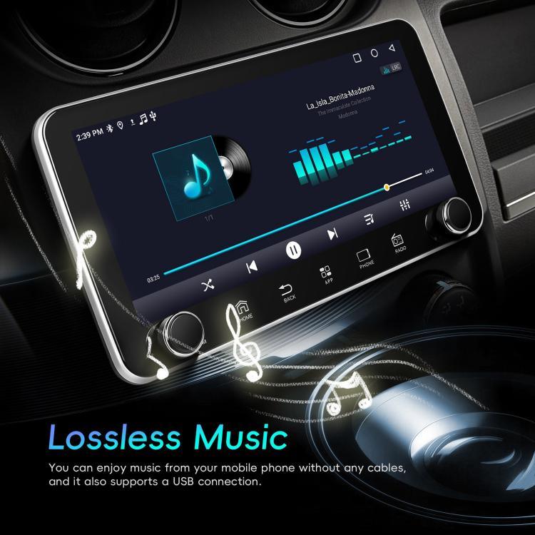10.36インチスクリーン Android 15 カーCarPlay ナビ統合機 デュアルノブ付き、標準、標準+AHD+マイク