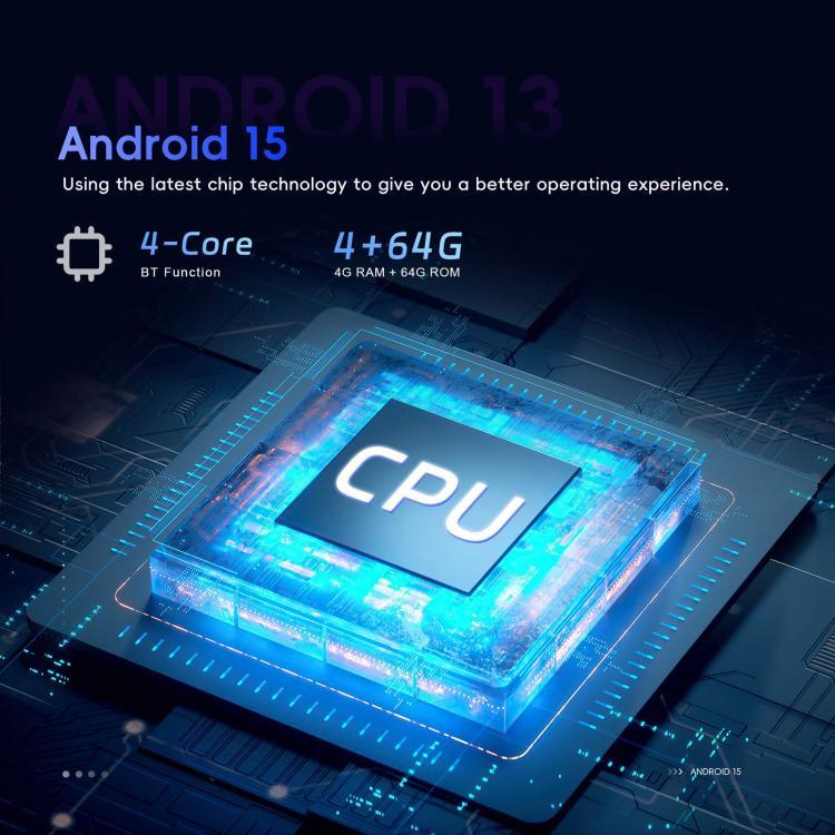 10インチスクリーン Android 15 カーナビオーディオビデオ統合機、標準、標準+AHD+マイク