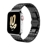 xDfind セブンビーズソリッドステンレススチールウォッチバンド、Apple Watch 42 / 44 / 45 / 46 / 49mm 22mm用、Apple Watch 38 / 40 / 41 / S10 42mm 20mm用
