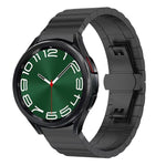 xDfind One-bead Bamboo Solid Stainless Steel Watch Band, For Galaxy Watch9 / 8 / 8 Classic 22mm, For Samsung Galaxy Watch 7 / 6 / 5 / FE 20mm, For Samsung Galaxy Fit3 SM-R390 18mm