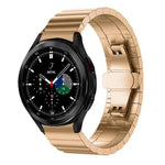 xDfind 一珠竹無垢ステンレススチールウォッチバンド、Samsung Galaxy Watch8 / Watch8 Classic 22mm、Samsung Galaxy Watch 7 / 6 / 5 / FE 20mm、Samsung Galaxy Fit3 SM-R390 18mm用