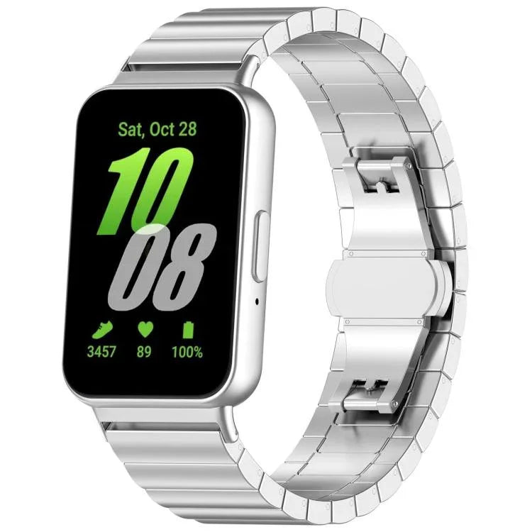 xDfind 一珠竹無垢ステンレススチールウォッチバンド、Samsung Galaxy Watch8 / Watch8 Classic 22mm、Samsung Galaxy Watch 7 / 6 / 5 / FE 20mm、Samsung Galaxy Fit3 SM-R390 18mm用