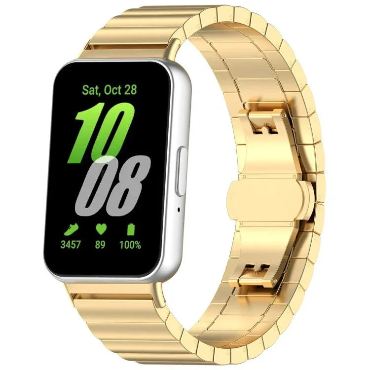 xDfind 一珠竹無垢ステンレススチールウォッチバンド、Samsung Galaxy Watch8 / Watch8 Classic 22mm、Samsung Galaxy Watch 7 / 6 / 5 / FE 20mm、Samsung Galaxy Fit3 SM-R390 18mm用