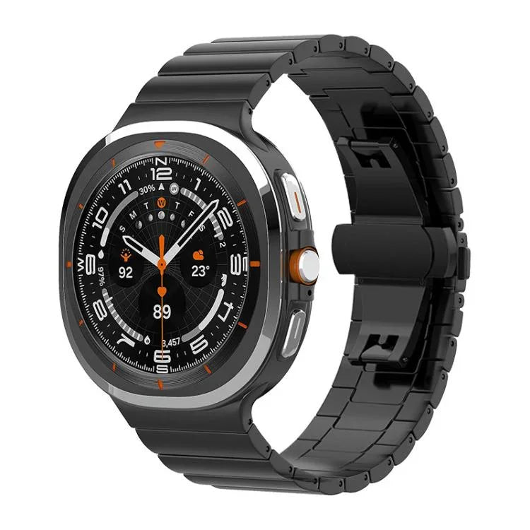 xDfind 一珠竹無垢ステンレススチールウォッチバンド、Samsung Galaxy Watch8 / Watch8 Classic 22mm、Samsung Galaxy Watch 7 / 6 / 5 / FE 20mm、Samsung Galaxy Fit3 SM-R390 18mm用