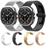 xDfind 一珠竹無垢ステンレススチールウォッチバンド、Samsung Galaxy Watch8 / Watch8 Classic 22mm、Samsung Galaxy Watch 7 / 6 / 5 / FE 20mm、Samsung Galaxy Fit3 SM-R390 18mm用
