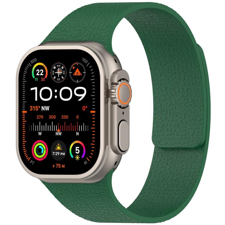 xDfind ライチテクスチャーマグネットシリコンウォッチバンド、Apple Watch 42 / 44 / 45 / 46 / 49mm用、Apple Watch 38 / 40 / 41 / S10 42mm用