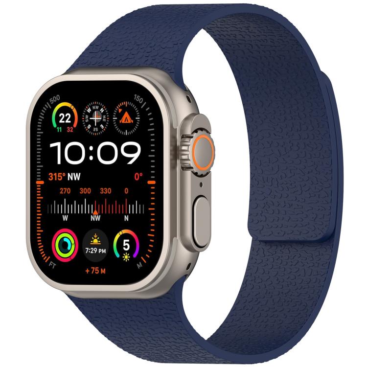 xDfind ライチテクスチャーマグネットシリコンウォッチバンド、Apple Watch 42 / 44 / 45 / 46 / 49mm用、Apple Watch 38 / 40 / 41 / S10 42mm用