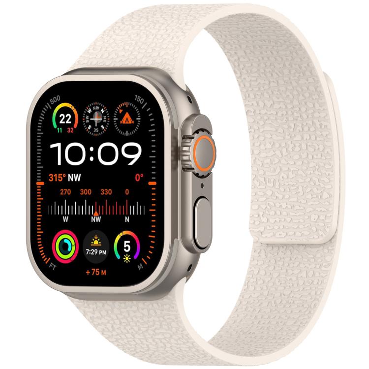 xDfind ライチテクスチャーマグネットシリコンウォッチバンド、Apple Watch 42 / 44 / 45 / 46 / 49mm用、Apple Watch 38 / 40 / 41 / S10 42mm用