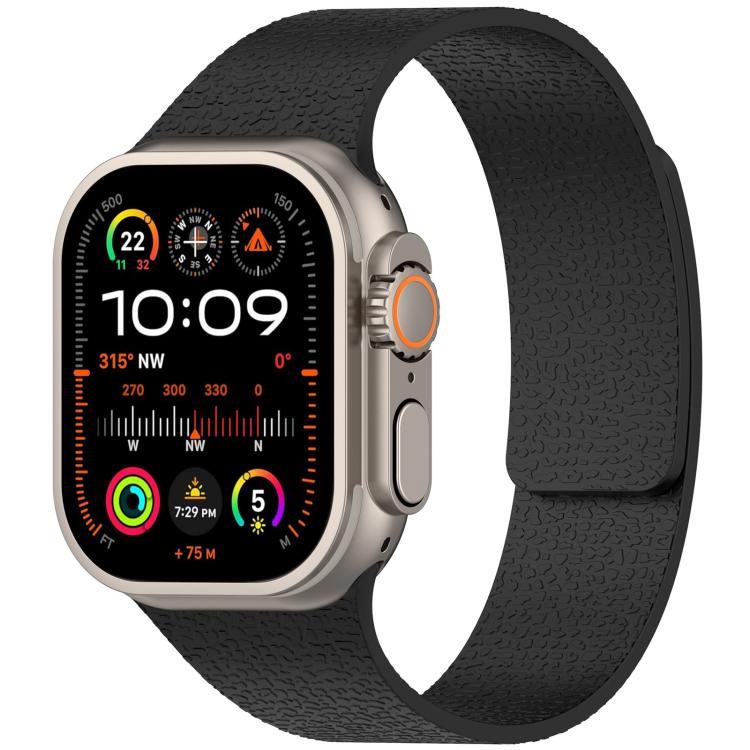 xDfind ライチテクスチャーマグネットシリコンウォッチバンド、Apple Watch 42 / 44 / 45 / 46 / 49mm用、Apple Watch 38 / 40 / 41 / S10 42mm用