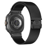 xDfind ミラネーゼパラシュートバックルステンレススチールウォッチバンド、Samsung Galaxy Watch Ultra / Ultra 2025、Samsung Galaxy Watch8 / Watch8 Classic 22mm用