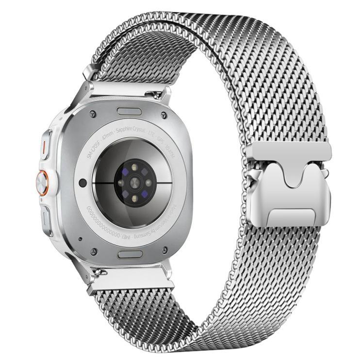 xDfind ミラネーゼパラシュートバックルステンレススチールウォッチバンド、Samsung Galaxy Watch Ultra / Ultra 2025、Samsung Galaxy Watch8 / Watch8 Classic 22mm用