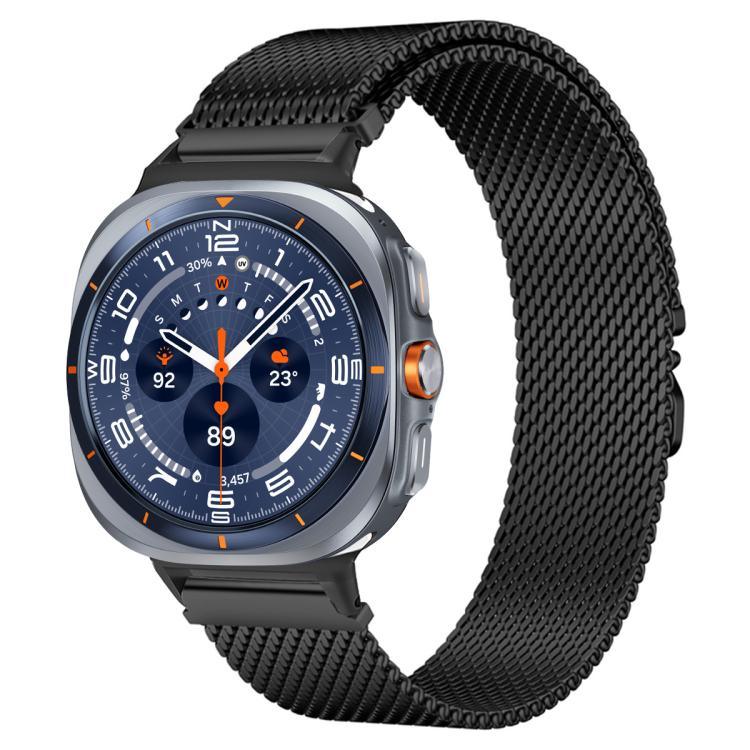 xDfind ミラネーゼパラシュートバックルステンレススチールウォッチバンド、Samsung Galaxy Watch Ultra / Ultra 2025、Samsung Galaxy Watch8 / Watch8 Classic 22mm用
