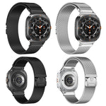 xDfind ミラネーゼパラシュートバックルステンレススチールウォッチバンド、Samsung Galaxy Watch Ultra / Ultra 2025、Samsung Galaxy Watch8 / Watch8 Classic 22mm用