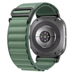 xDfind ブラックバックルループナイロンウォッチバンド、Samsung Galaxy Watch Ultra 47mm / Ultra 2025、Samsung Galaxy Watch8 / 8 Classic用
