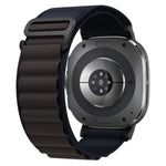 xDfind ブラックバックルループナイロンウォッチバンド、Samsung Galaxy Watch Ultra 47mm / Ultra 2025、Samsung Galaxy Watch8 / 8 Classic用