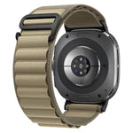 xDfind ブラックバックルループナイロンウォッチバンド、Samsung Galaxy Watch Ultra 47mm / Ultra 2025、Samsung Galaxy Watch8 / 8 Classic用