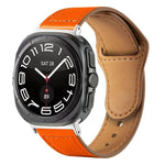 リベットリバースバックルレザーウォッチバンド、Samsung Galaxy Watch Ultra 47mm / Ultra 2025用