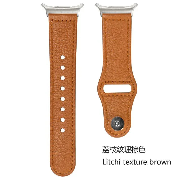 リベットリバースバックルレザーウォッチバンド、Samsung Galaxy Watch Ultra 47mm / Ultra 2025用