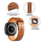 リベットリバースバックルレザーウォッチバンド、Samsung Galaxy Watch Ultra 47mm / Ultra 2025用