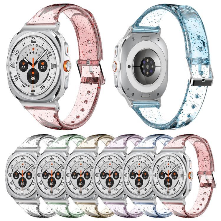 Glitter TPU Watch Band, For Samsung Galaxy Watch Ultra 47mm / Ultra 2025