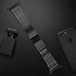 七珠バックルステンレススチールウォッチバンド、Samsung Galaxy Watch Ultra 47mm / Ultra 2025用