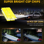 1 Pair 35W 3500LM 6500K Car LED Headlight Bulb, 9005, 9006, H1, H4, H7, H11