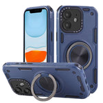 三芯メカ360度回転マグネットホルダーフォンケース、iPhone 12用、iPhone 12 Pro用、iPhone 11用