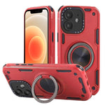 三芯メカ360度回転マグネットホルダーフォンケース、iPhone 12用、iPhone 12 Pro用、iPhone 11用