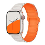 xDfind 磁気三粒シリコンウォッチバンド、Apple Watch 42 / 44 / 45 / 46 / 49mm用、Apple Watch 38 / 40 / 41 / S10 42mm用