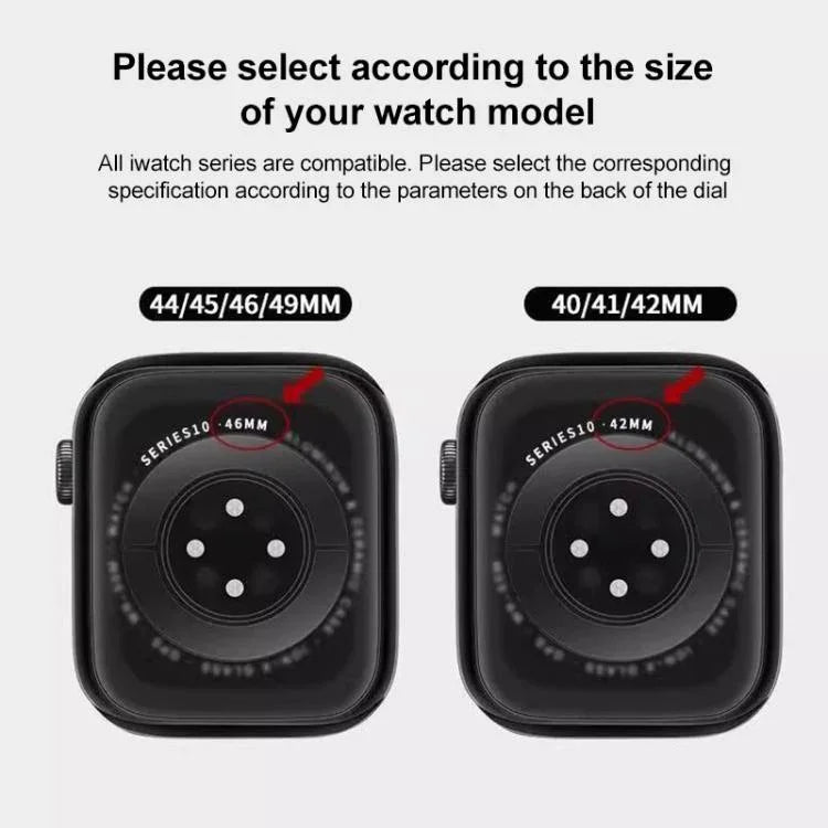 xDfind 磁気三粒シリコンウォッチバンド、Apple Watch 42 / 44 / 45 / 46 / 49mm用、Apple Watch 38 / 40 / 41 / S10 42mm用