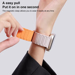 xDfind 磁気三粒シリコンウォッチバンド、Apple Watch 42 / 44 / 45 / 46 / 49mm用、Apple Watch 38 / 40 / 41 / S10 42mm用