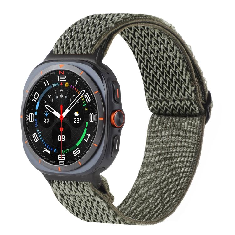 ウェーブパターンナイロン編みウォッチバンド Samsung Galaxy Watch8 / Watch8 Classic対応