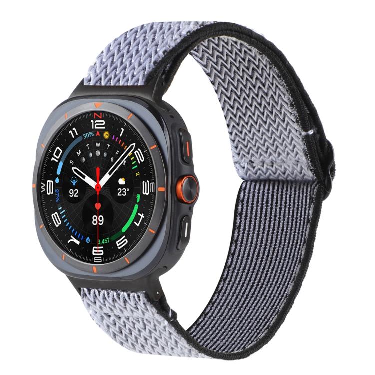 ウェーブパターンナイロン編みウォッチバンド Samsung Galaxy Watch8 / Watch8 Classic対応