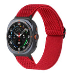ウェーブパターンナイロン編みウォッチバンド Samsung Galaxy Watch8 / Watch8 Classic対応