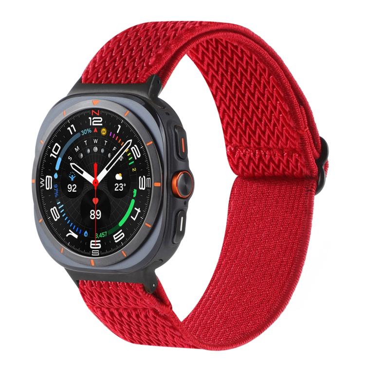 ウェーブパターンナイロン編みウォッチバンド Samsung Galaxy Watch8 / Watch8 Classic対応