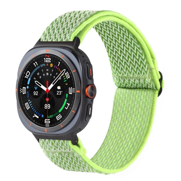 ウェーブパターンナイロン編みウォッチバンド Samsung Galaxy Watch8 / Watch8 Classic対応