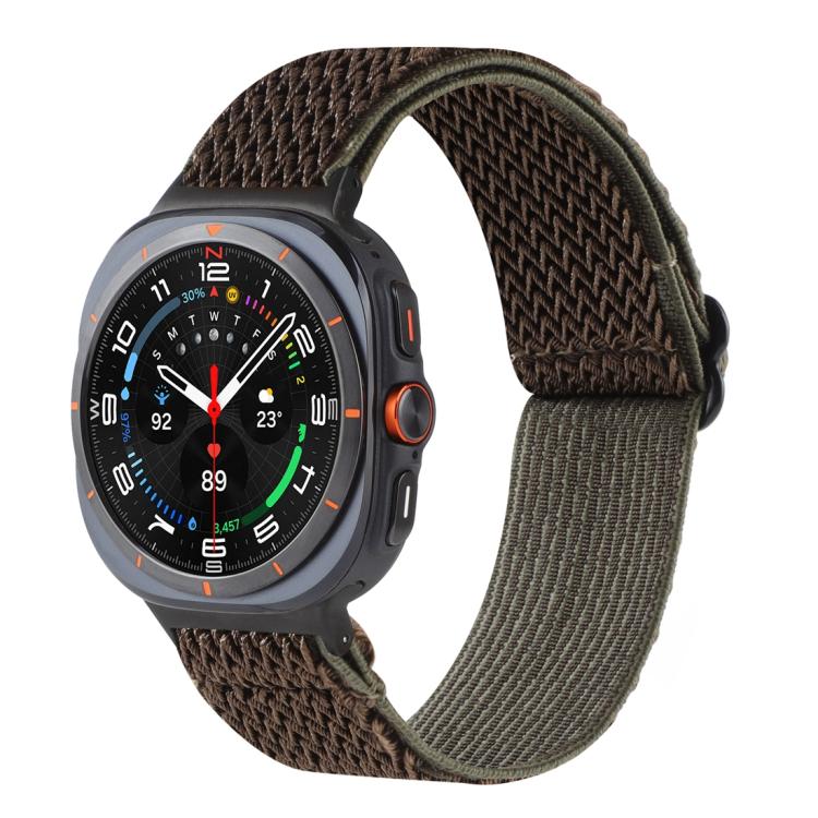 ウェーブパターンナイロン編みウォッチバンド Samsung Galaxy Watch8 / Watch8 Classic対応