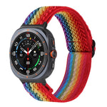 ウェーブパターンナイロン編みウォッチバンド Samsung Galaxy Watch8 / Watch8 Classic対応