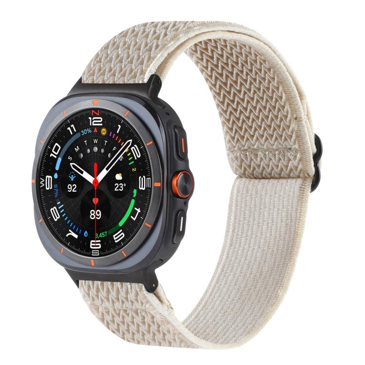 ウェーブパターンナイロン編みウォッチバンド Samsung Galaxy Watch8 / Watch8 Classic対応