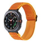ウェーブパターンナイロン編みウォッチバンド Samsung Galaxy Watch8 / Watch8 Classic対応