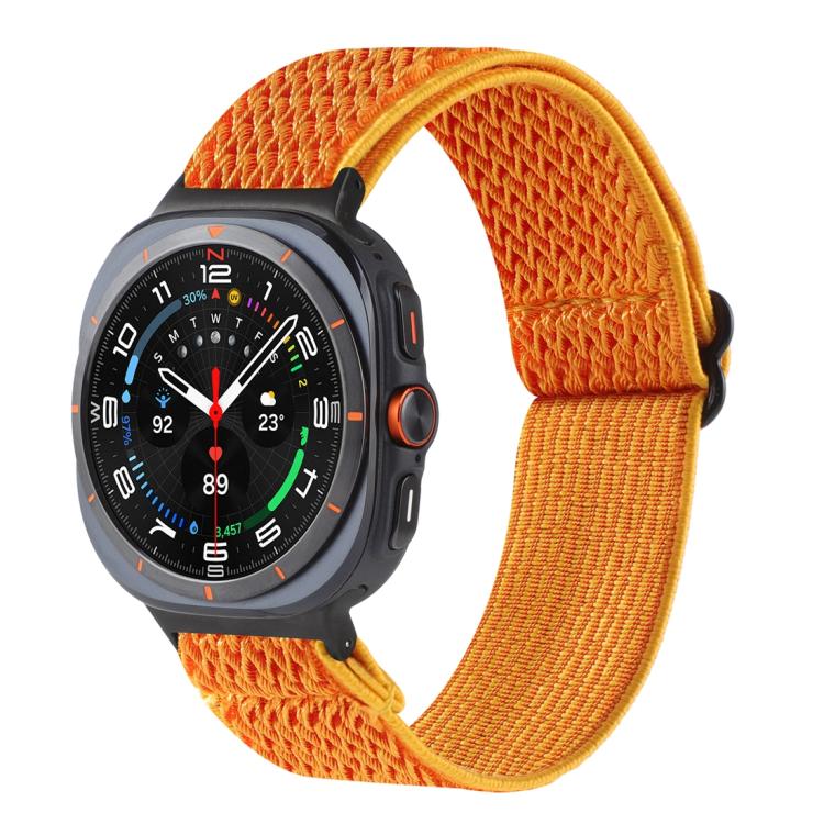ウェーブパターンナイロン編みウォッチバンド Samsung Galaxy Watch8 / Watch8 Classic対応