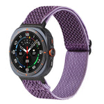 ウェーブパターンナイロン編みウォッチバンド Samsung Galaxy Watch8 / Watch8 Classic対応