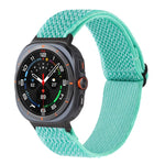 ウェーブパターンナイロン編みウォッチバンド Samsung Galaxy Watch8 / Watch8 Classic対応