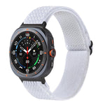 ウェーブパターンナイロン編みウォッチバンド Samsung Galaxy Watch8 / Watch8 Classic対応