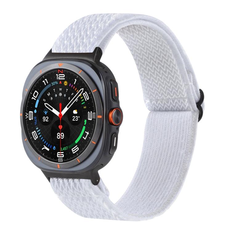 ウェーブパターンナイロン編みウォッチバンド Samsung Galaxy Watch8 / Watch8 Classic対応