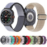 ウェーブパターンナイロン編みウォッチバンド Samsung Galaxy Watch8 / Watch8 Classic対応