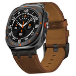 クレイジーホースレザーウォッチバンド Samsung Galaxy Watch8 / Watch8 Classic対応